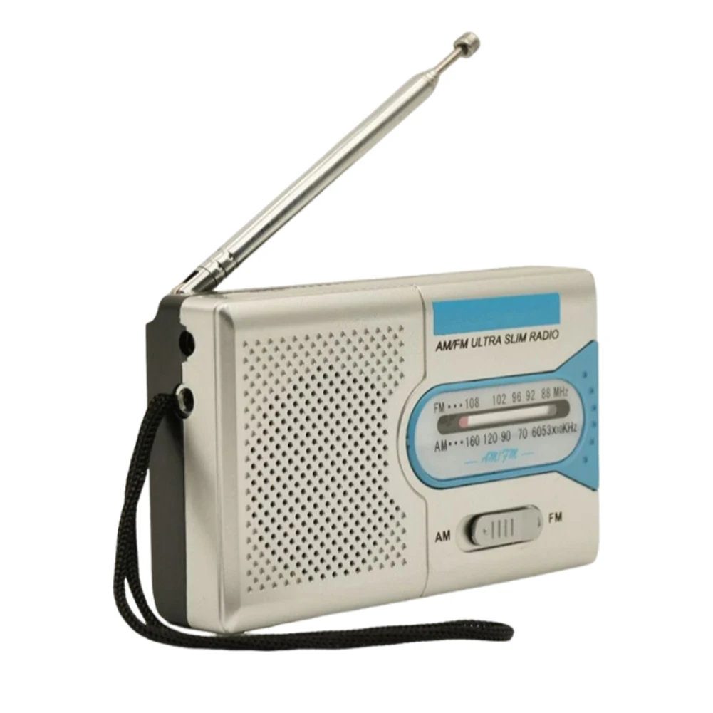 

Мини AM FM-радио MC-060 для пожилых людей, портативный многодиапазонный динамик с телескопической антенной, аксессуары для радиоприемников