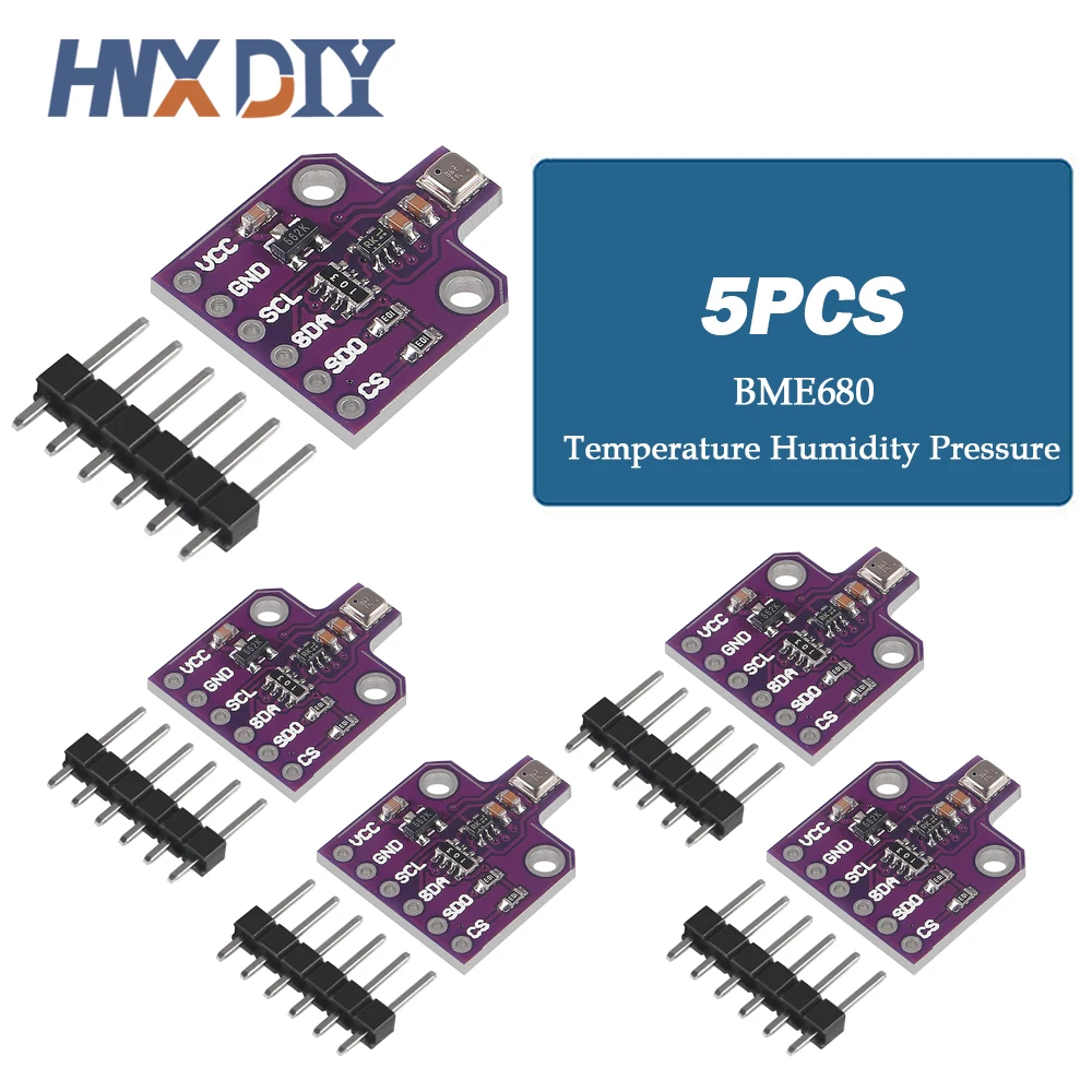 1-10pcs BME680 Digital Temperature Humidity Pressure Sensor CJMCU-680 High Altitude Sensor Module Development Board