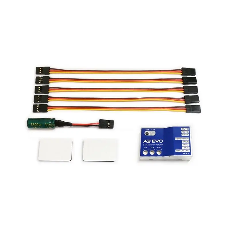 ABMF-تثبيط و6 محاور الدوران A3 EVO موازن وحدة تحكم في الطيران يدعم استقبال PPM لطائرة الطائرات ذات الجناح الطائر RC