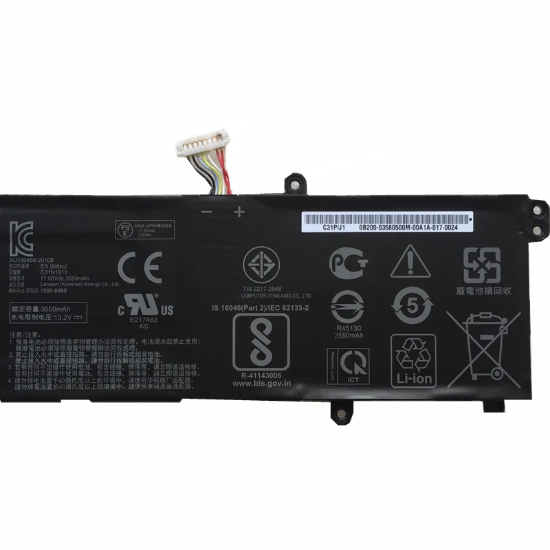 Laptop Battery B31N1911 C31N1911 For VivoBook Flip 14 TM420IA M413DA F413FFK433FA V4050FF V4050FA TP420IA 11.55V/42Wh/3640mAh