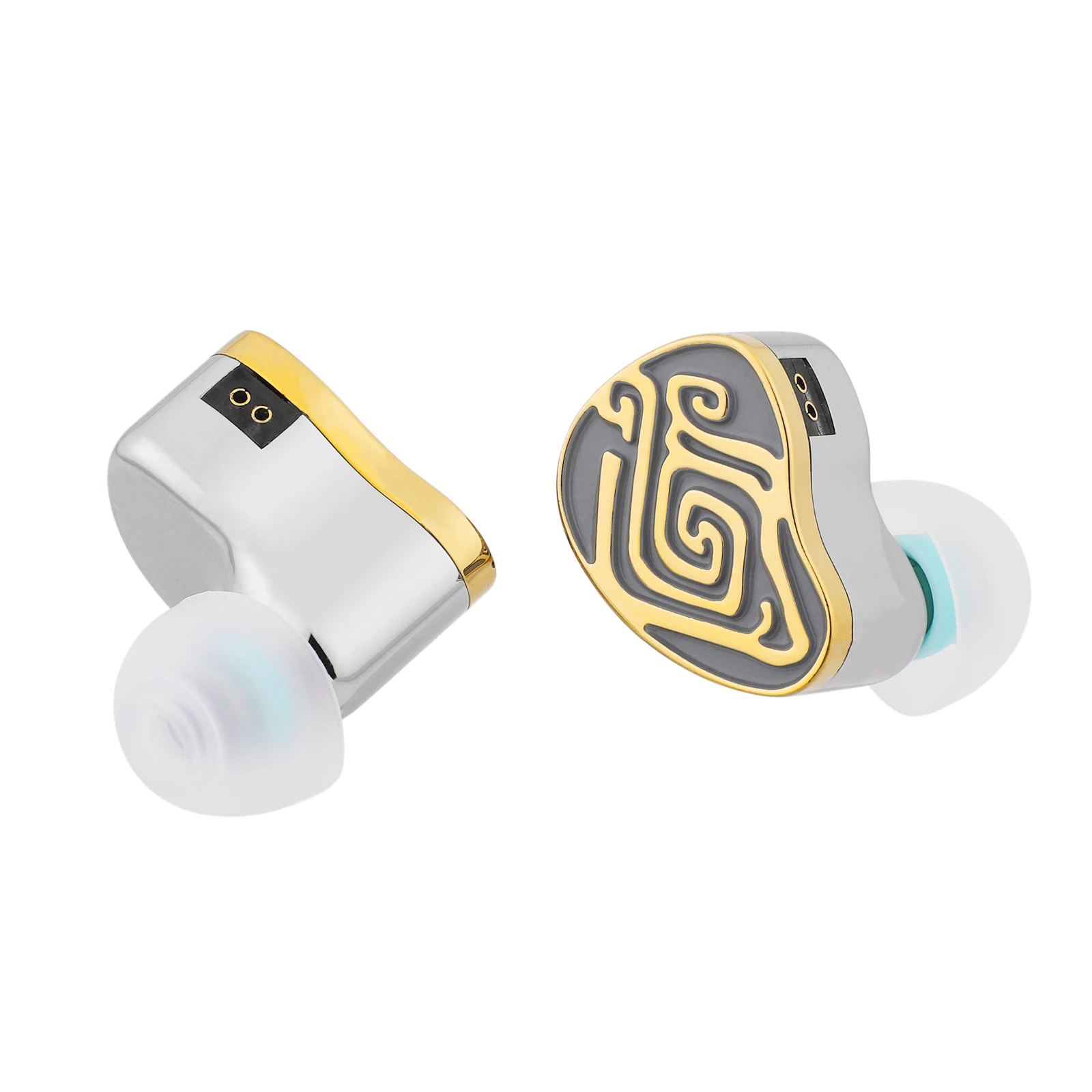 Tigerism Dragonfly 16 Earphone Monitor In-Ear Driver Angker Seimbang dengan Kabel Perak Monokristalin 6-Core