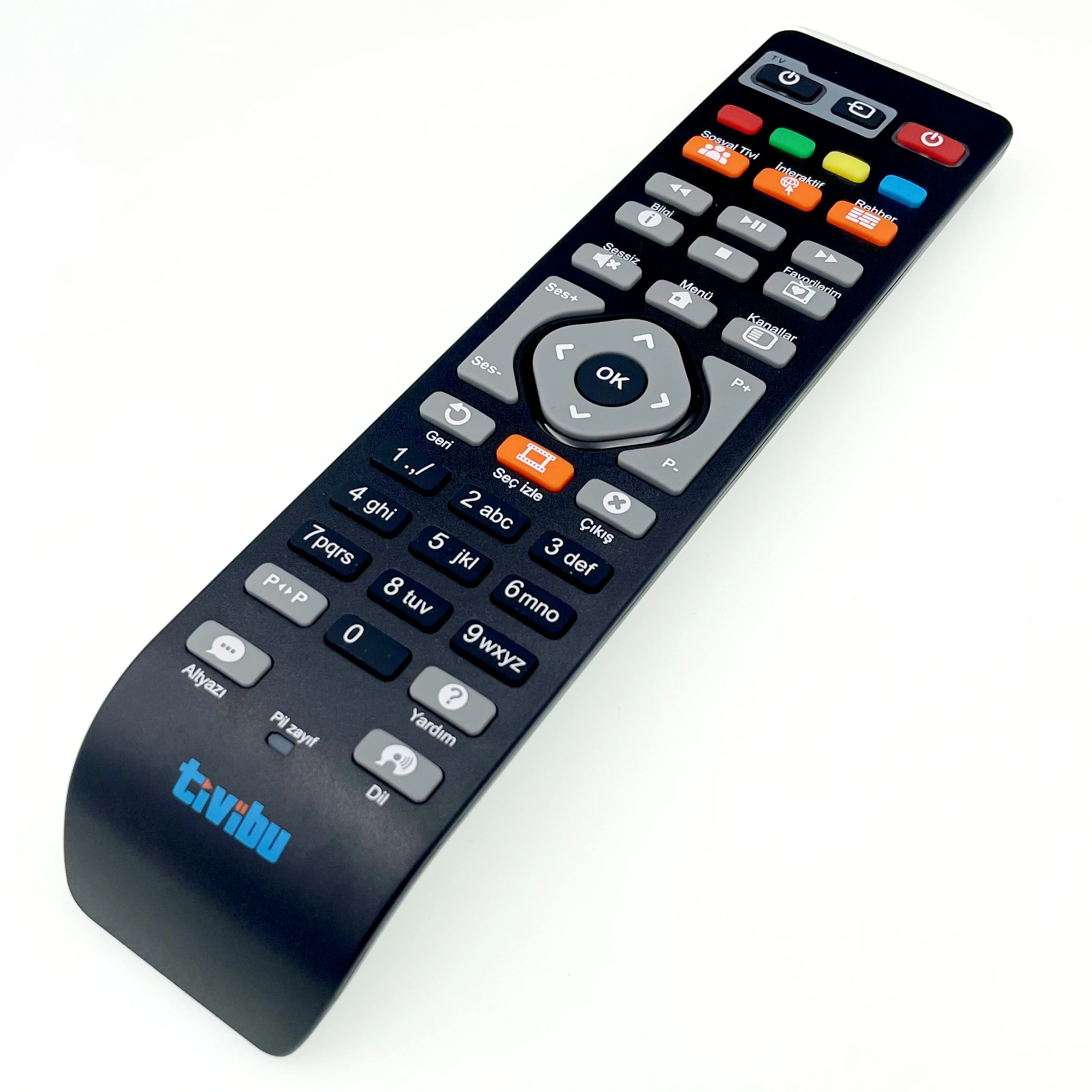 جهاز تحكم ساتلي أصلي KR TİVİBU AİRTİES AIR 7205 HD مع عبوة بلاستيكية RC3134504/01BR 313923827751