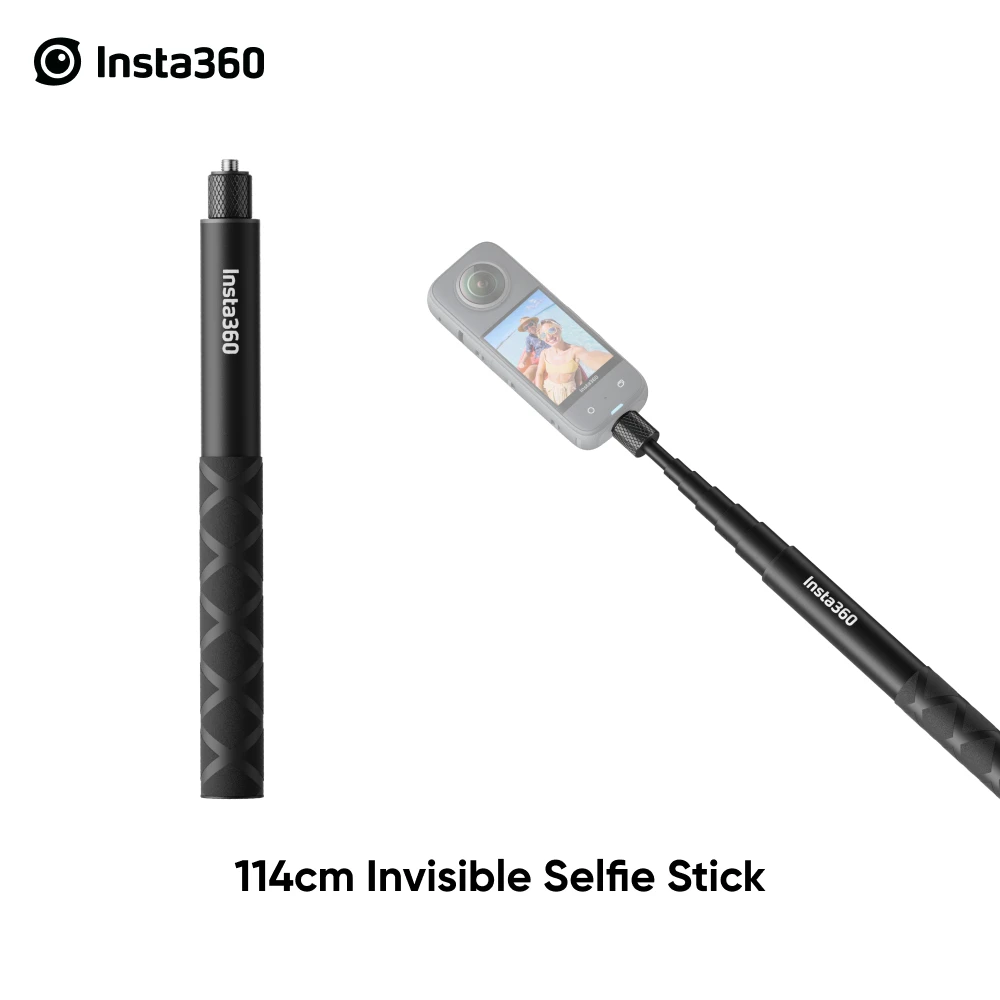 Insta360 70cm/114cm/3M/2-in-1 Invisible Selfie Stick for X3 / ONE X2 / ONE RS Action Cameras Accessories, Muti Sizes