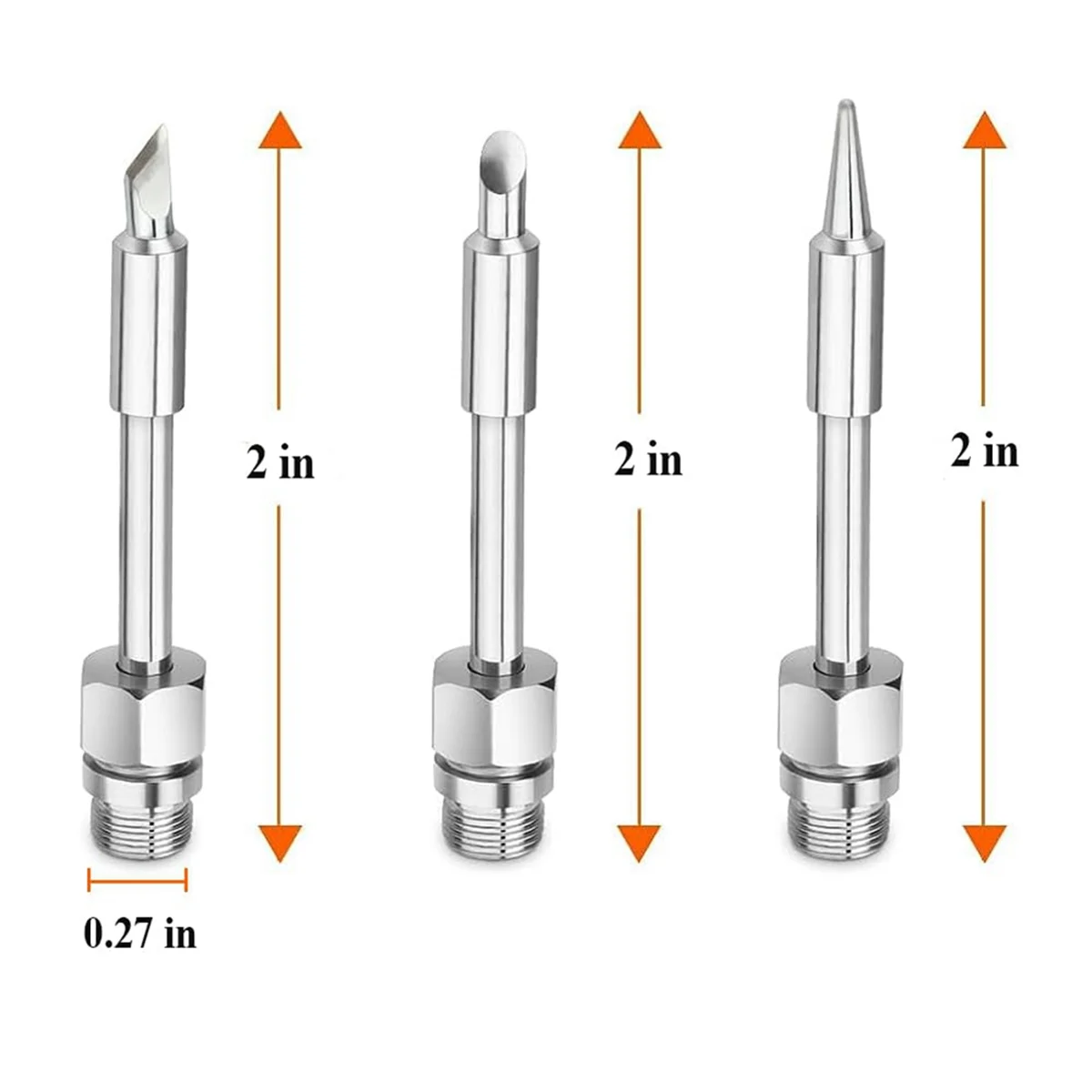 3PCS USB Soldering Iron Tips Welding Tools 8W Solder Tip for USB Soldering Iron Electric Soldering Iron Repair