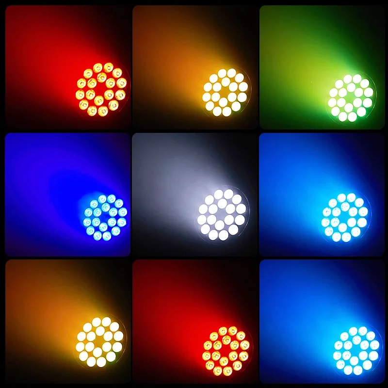 LED effect Light 18x10W LED Flat Par light  DMX512 LED Wash light KTV DJ Disco Bar Club Party Concert Stage Lighting Event Show