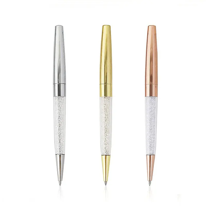 3Pcs Crystal Pen With Crystal Ballpoint Pen Xmas Gifts Diamond Pen