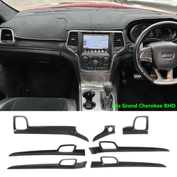 Right-hand Drive Car Center Console Decoration Panel Inner Door Handle Trim for Jeep Grand Cherokee 2014-2021 Interior Accessory