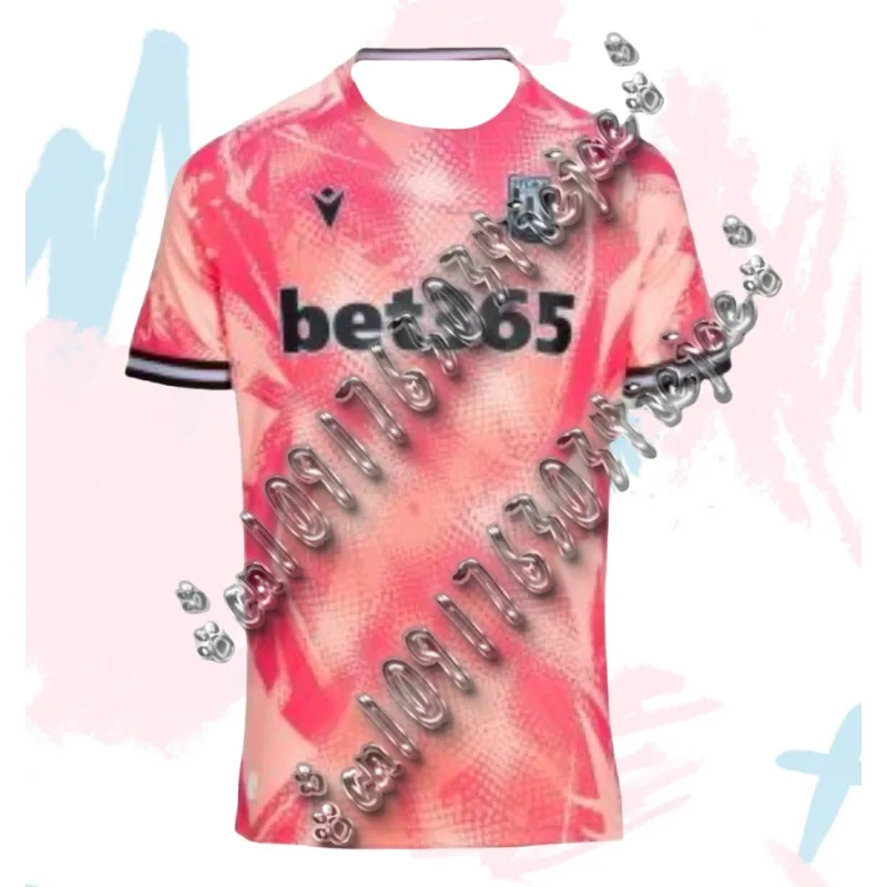 

Stoke City 24-25 Season Jerseys, Men's And Women's Outdoor Sports Casual T-Shirts, Comfortable Quick Drying For Children