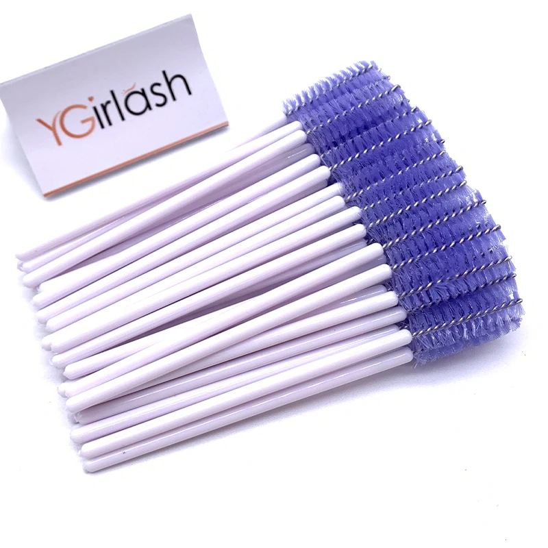 50/10 PCS/Pack Disposable Eyelash Swab Mini Individual Lash Applicators Mascara Brush Eyelashes Extension For Maquillaje Makeup