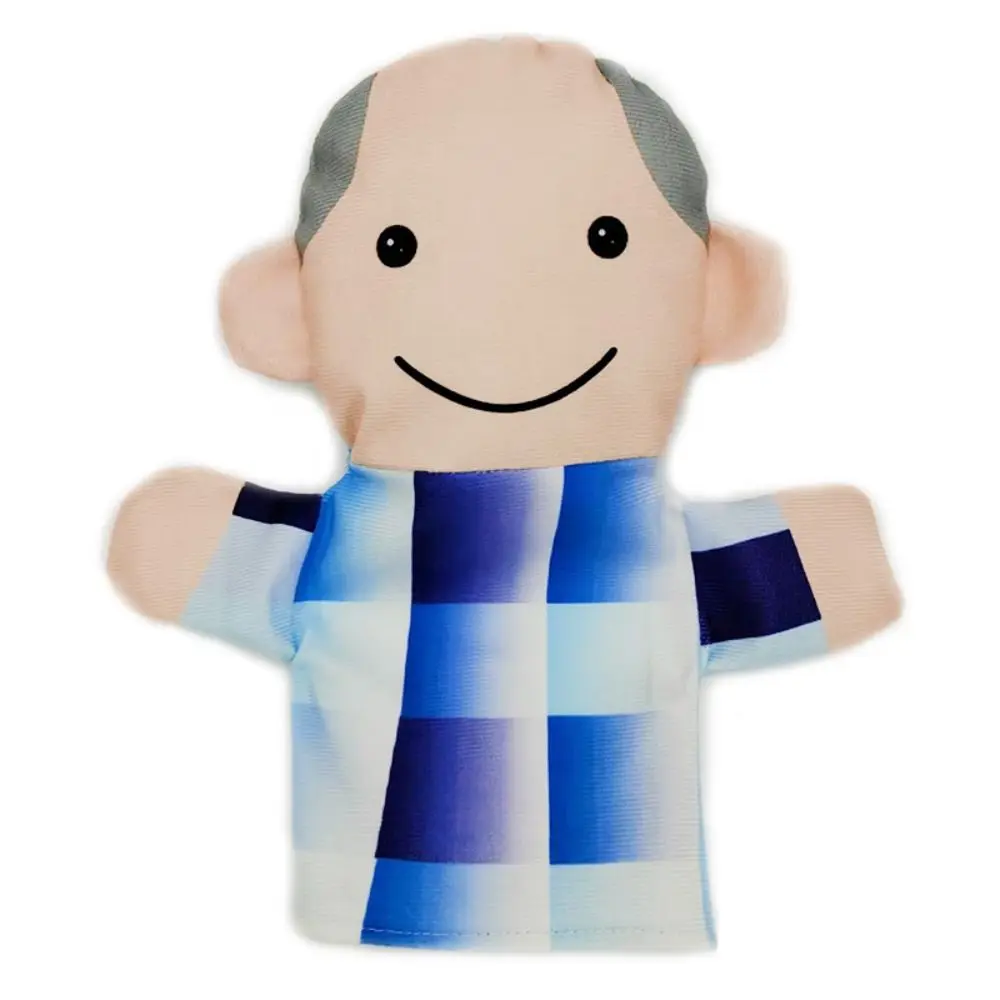 Fantoches de mão para membros da família, 12 tipos de brinquedo de pelúcia, fantoches de mão para membros da família, adereços adoráveis