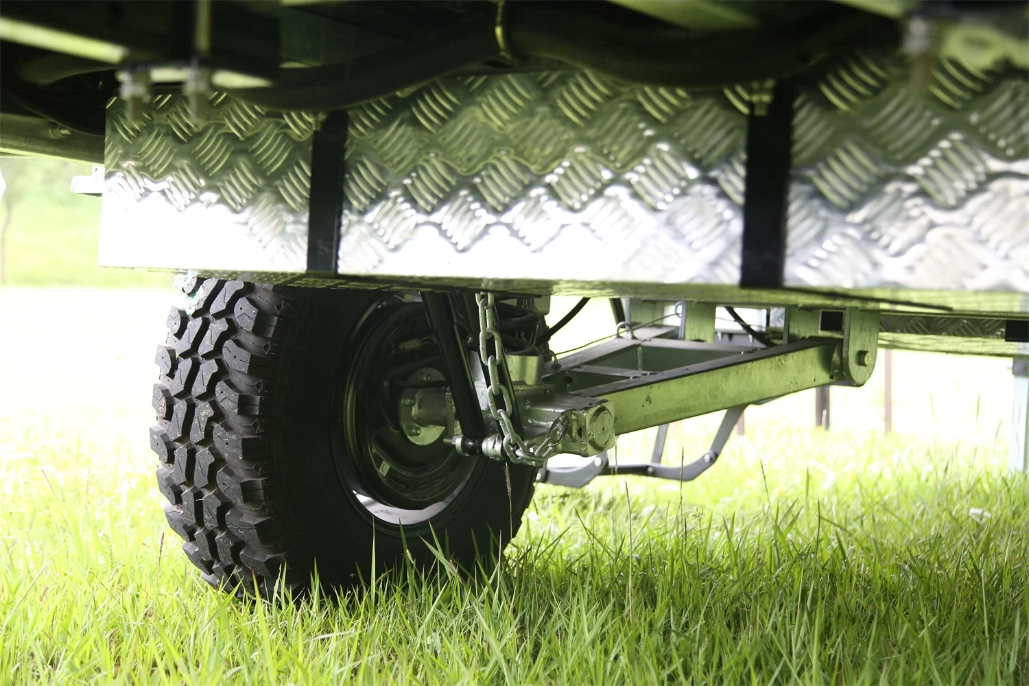 Trailer perjalanan, RV dengan kasur utama, aksesoris