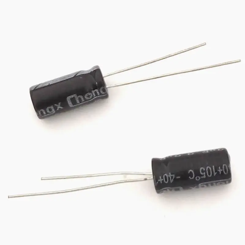 Capacitor eletrolítico de alumínio, 2,2 uF, 400V, 6x12, 50 PCes
