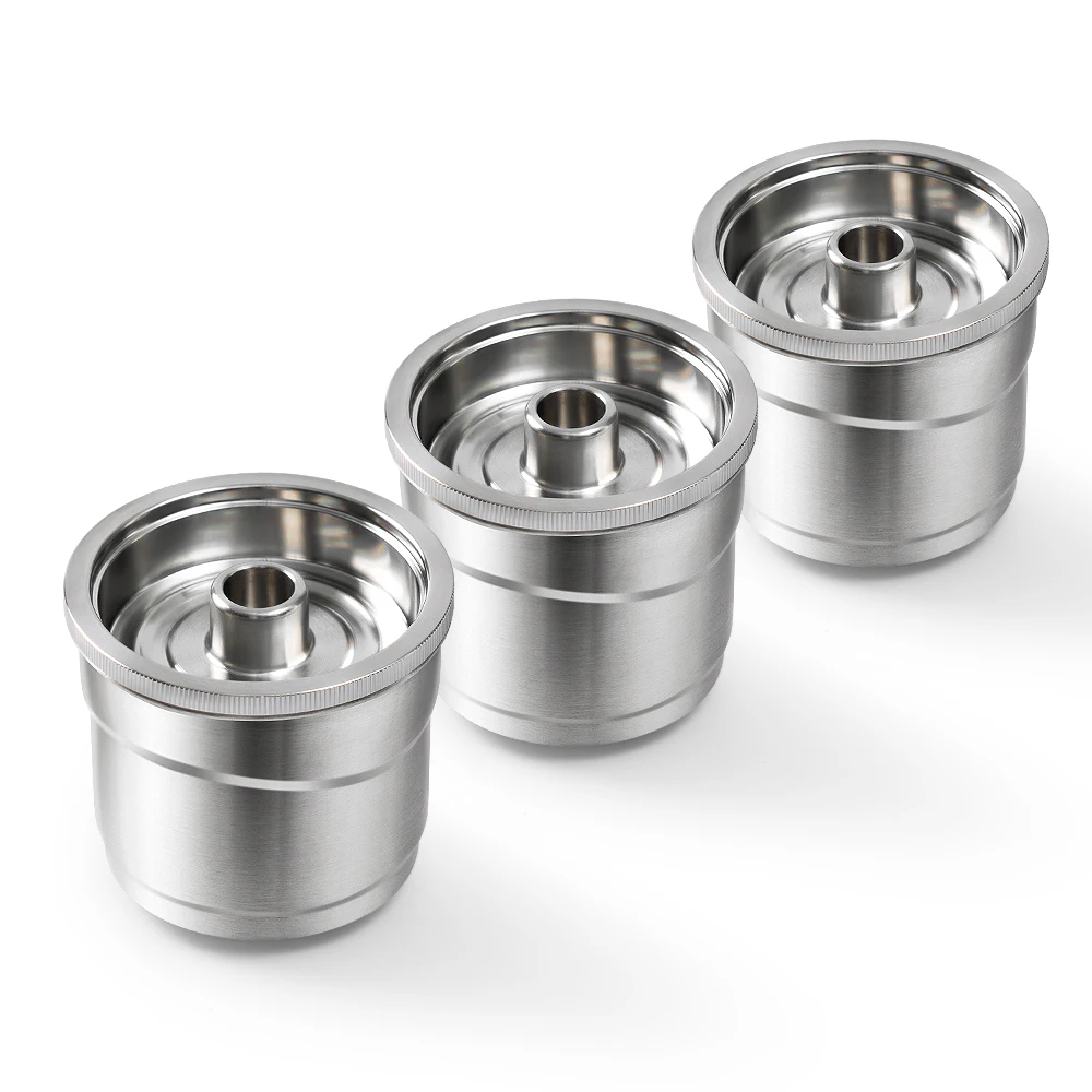 Reusable Coffee Capsules For illy X7/illy Y3/illy Y5 coffee machine stainless steel filling pods rich cream icafilas