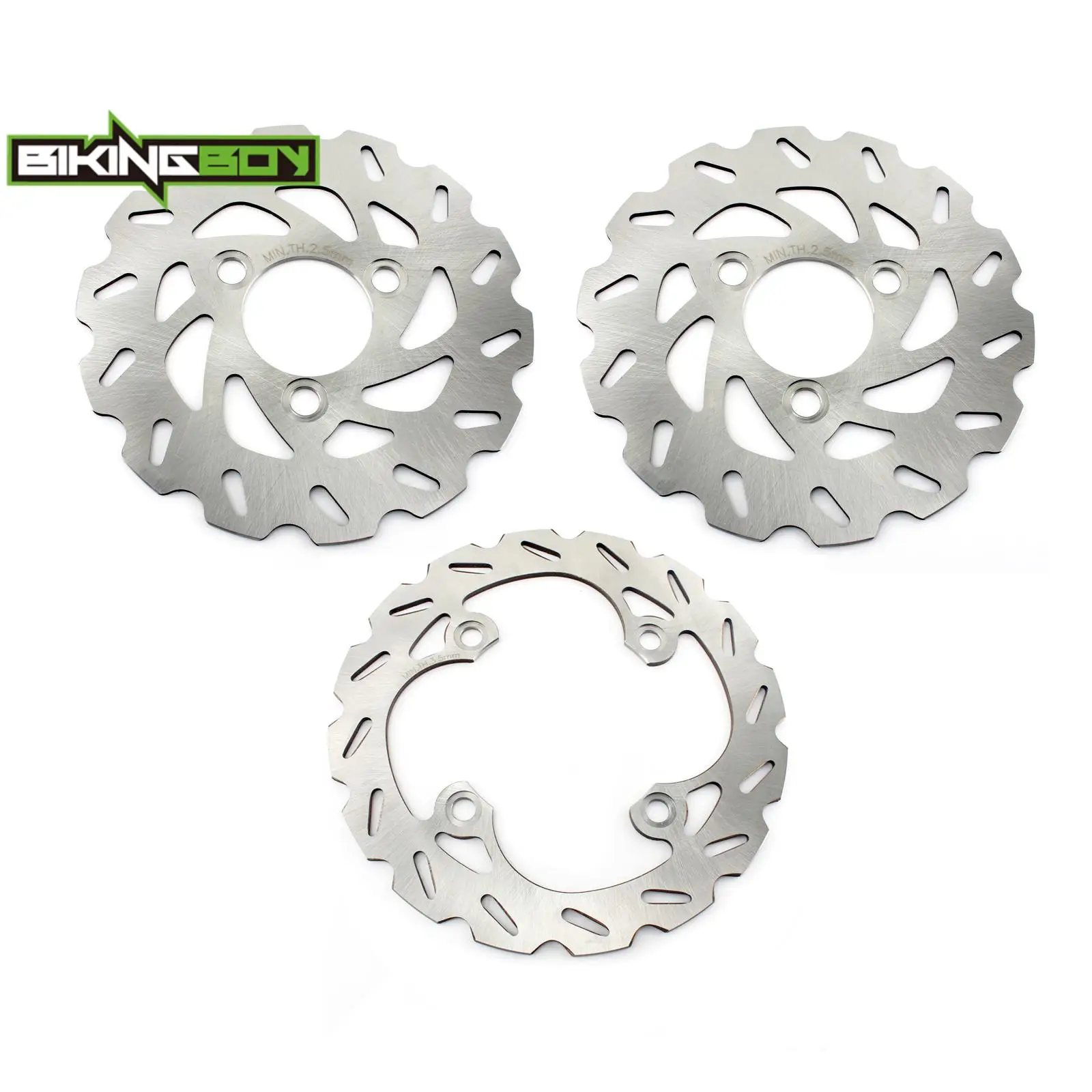 BIKINGBOY Przednie tylne tarcze hamulcowe Rotors LT-Z LTZ 400 Quadsport 03-14 09 10 400 DVX Sport 04-08 TS Sport 06 07 KSF KFX 400 03-05