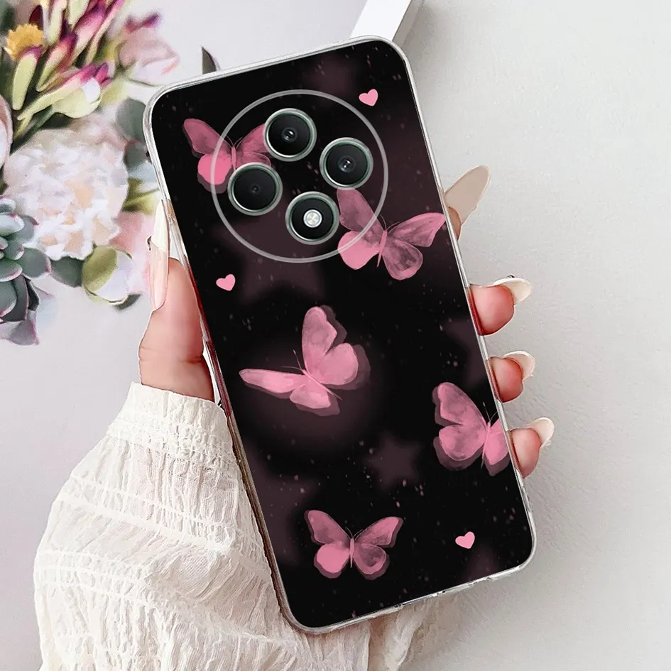 For OPPO Reno 12F 12 FS Case 2024 New Cute Cartoon Cover Silicone Soft Clear Bumper For OPPO Reno12 F Reno12F F27 5G Phone Cases