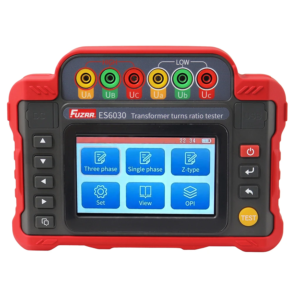 

ZXY FUZRR ES6030 Тестер TTR Тестер напряжения трансформатора Тестер соотношения обмотки трансформатора Тестер соотношения перетков