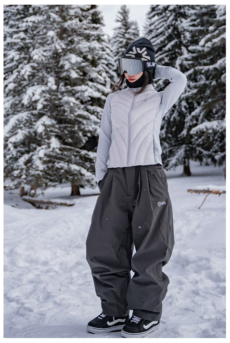 2026 John Snow Skianzug für Damen und Herren, Wasserdicht, Winddicht, Warm, Vollständig Gummiversiegelt, Neuer Ski-Oberteil – Detail 33