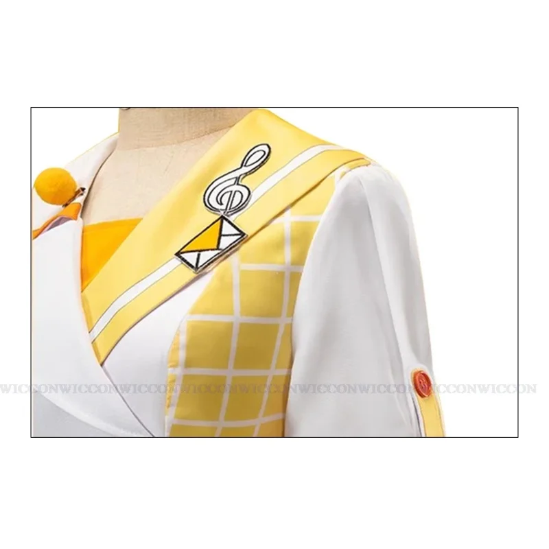 Project Sekai виртуальный певец, волшебная шерсть, кружево Mirai 2024, карнавальный костюм, парик, платье, униформа для косплея, милая одежда на Хэллоуин