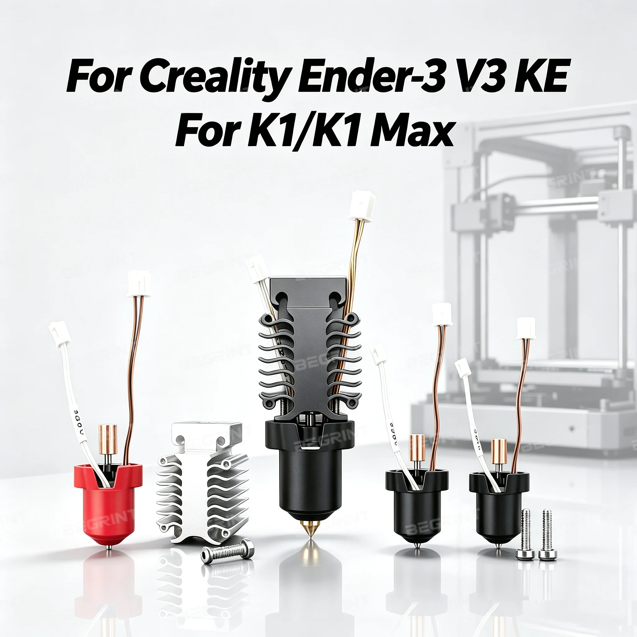 For Creality Ender-3 V3 KE Ceramic Heating Hot End Kit Hotend nozzle Silicone Sock For V3 KE K1 / K1 Max 3d Printer Parts