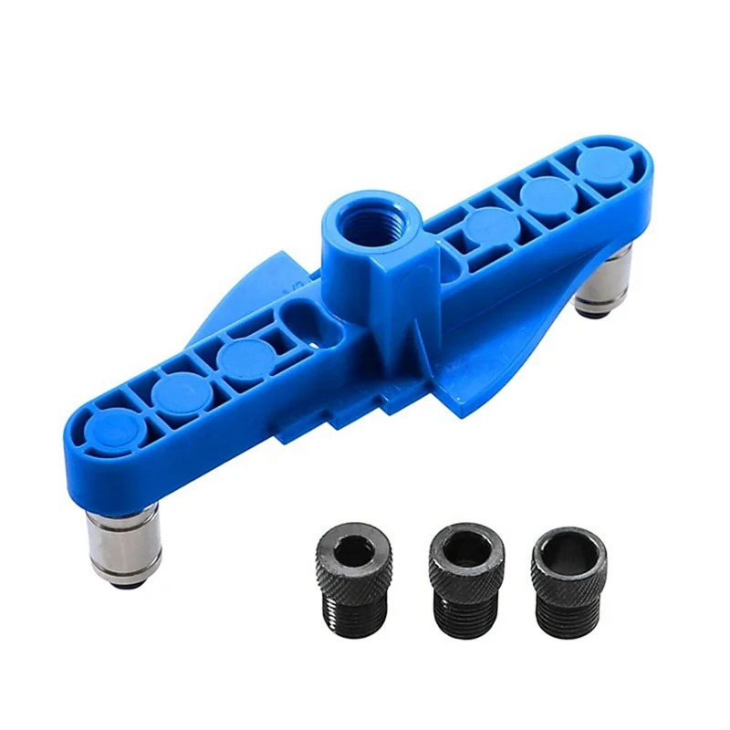 

A32P_2-In-1 Straight Hole Punching Locator Sets Self-Centering Scriber, Round Tenon Punch DIY Woodworking Tools