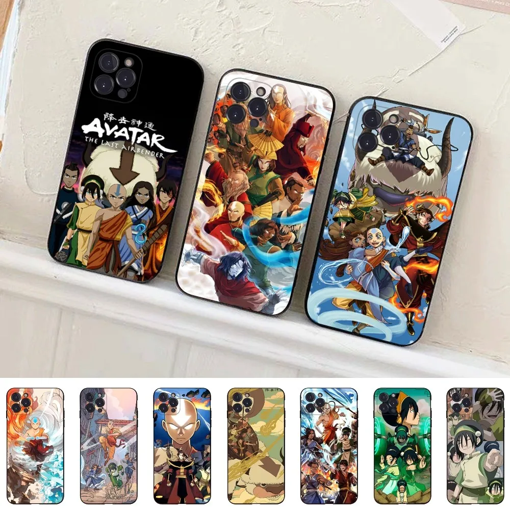 Anime avatar the last airbender Phone Case Silicone Soft for iphone 15 14 13 12 11 Pro Mini XS MAX 8 7 6 Plus X XS XR Cover