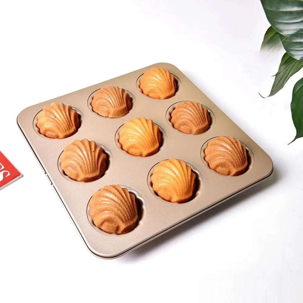 

Бытовая антипригарная форма для торта Madeleine, 4/6/9/12 полостей, мини-форма для торта в форме ракушки, углеродистая сталь, форма для кексов для шампанского, пекарня