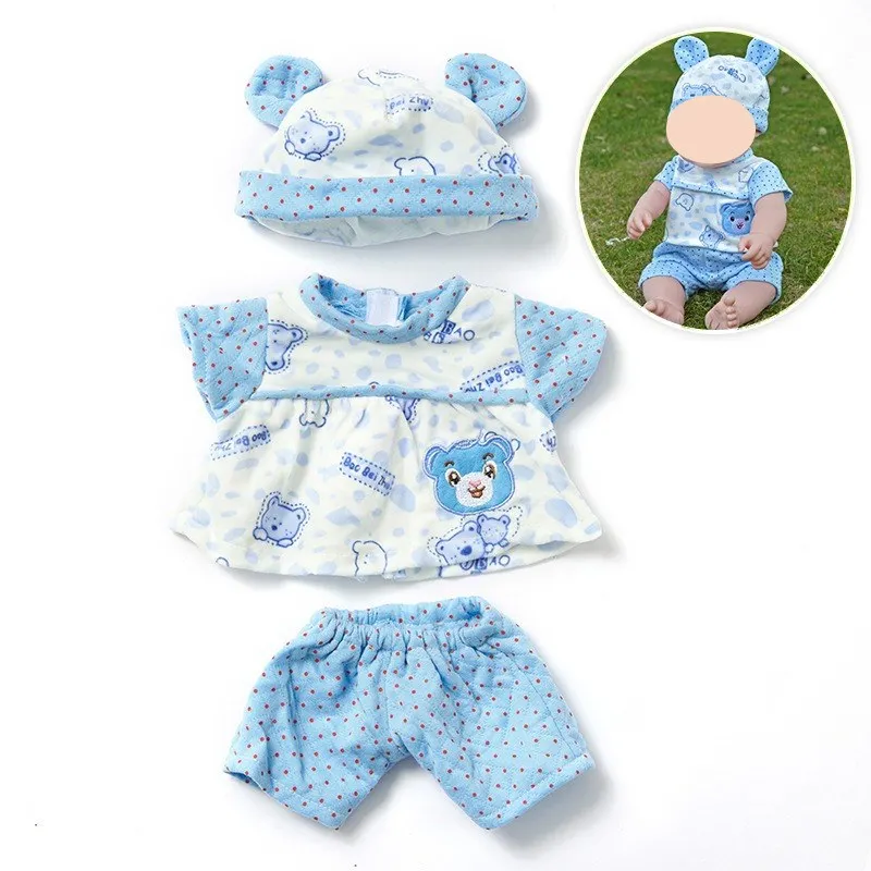

45cm cute animal-patterned doll clothes - 18-inch realistic doll costume with multiple options