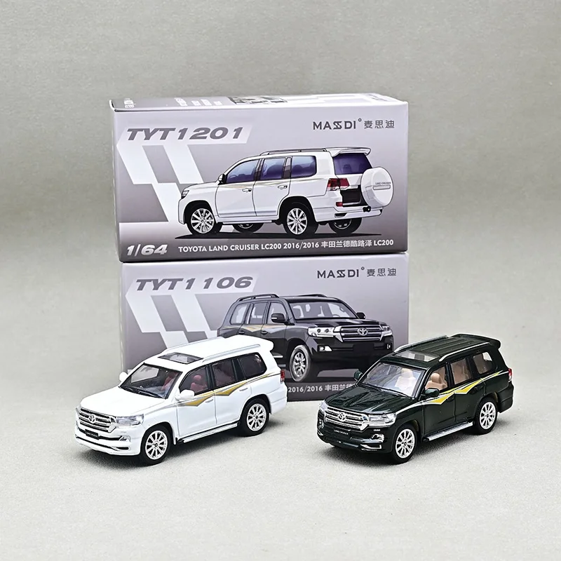 1/64 Scale LC200 Alloy Car Model Decoration Collection Ornaments