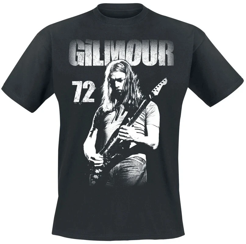 Live At Pompeii David Gilmour Pink Floyd Band T-Shirt 100% Cotton Graphic Tee Men Women Summer Streetwear Top
