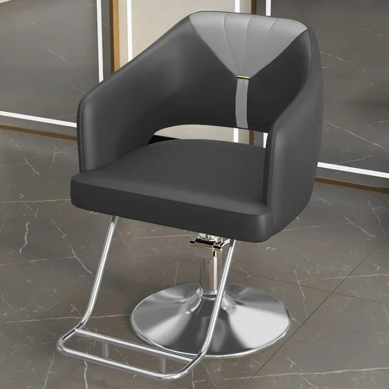 

Cosmetic Chair Salon Swivel Vanity Waiting Barberia Professional Aesthetic Beauty Washing Chairs Nail Hair Stylist Pink Cut Brow