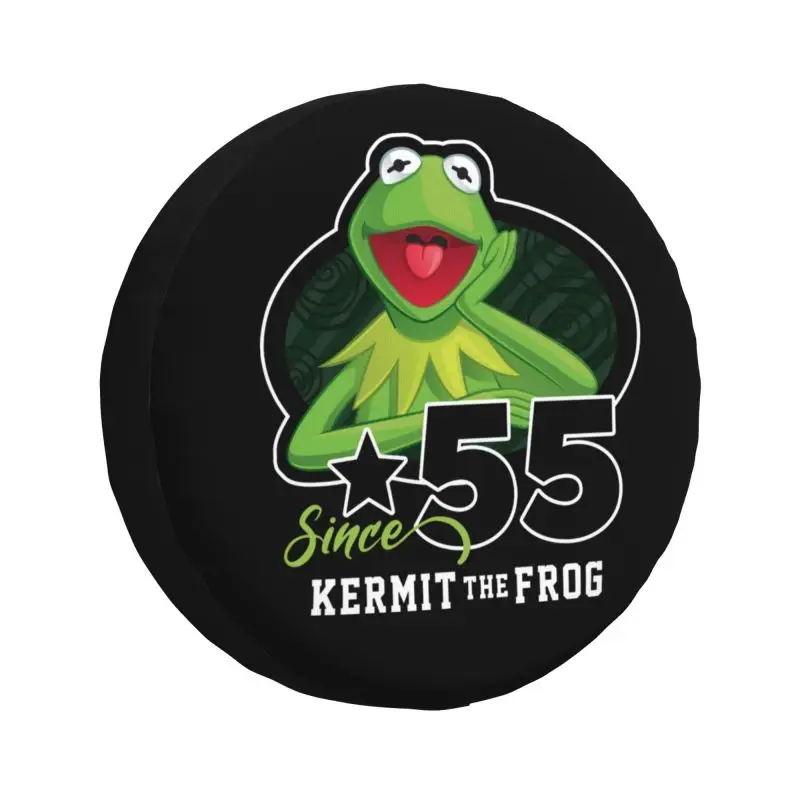 

Custom Muppets Kermit Spare Wheel Tire Cover for Grand Cherokee Jeep RV SUV 4WD 4x4 Vehicle Accessories 14" 15" 16" 17"
