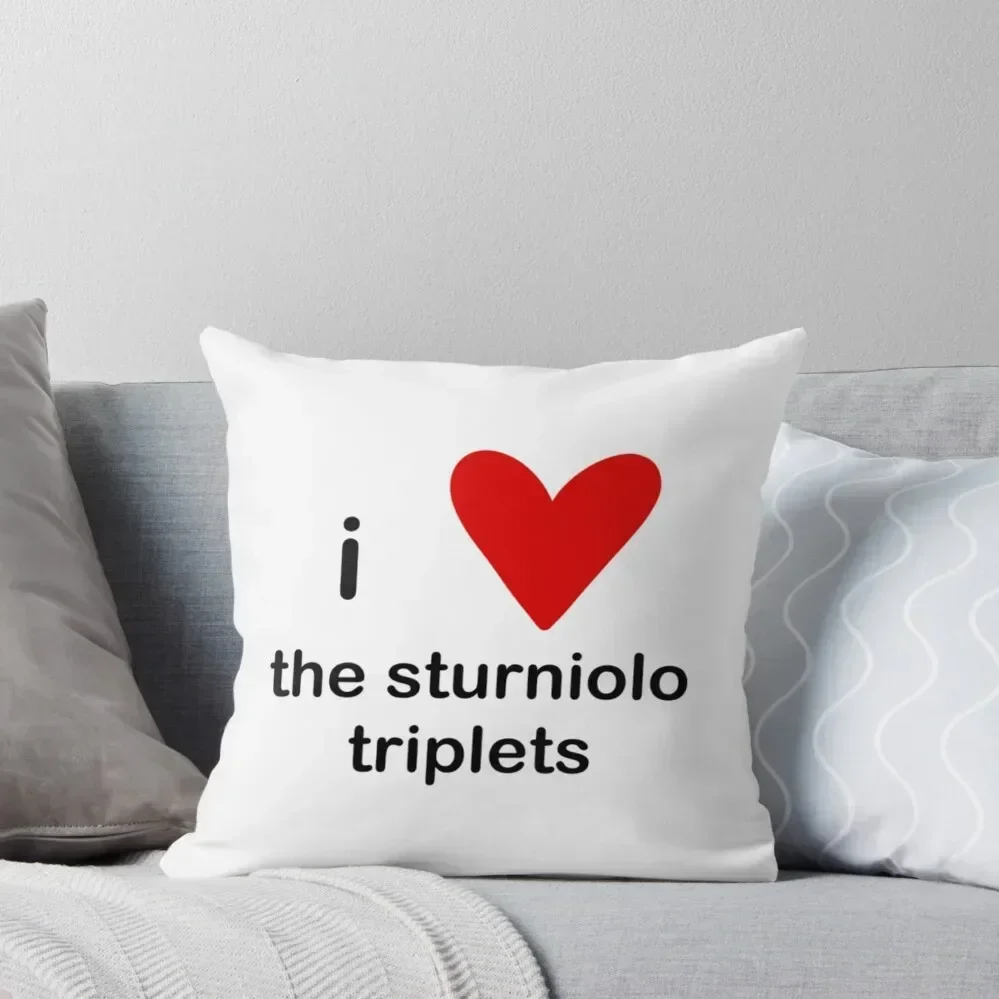 

i love the sturniolo triplets Throw Pillow covers for pillows Decorative pillow case Pillow Cases