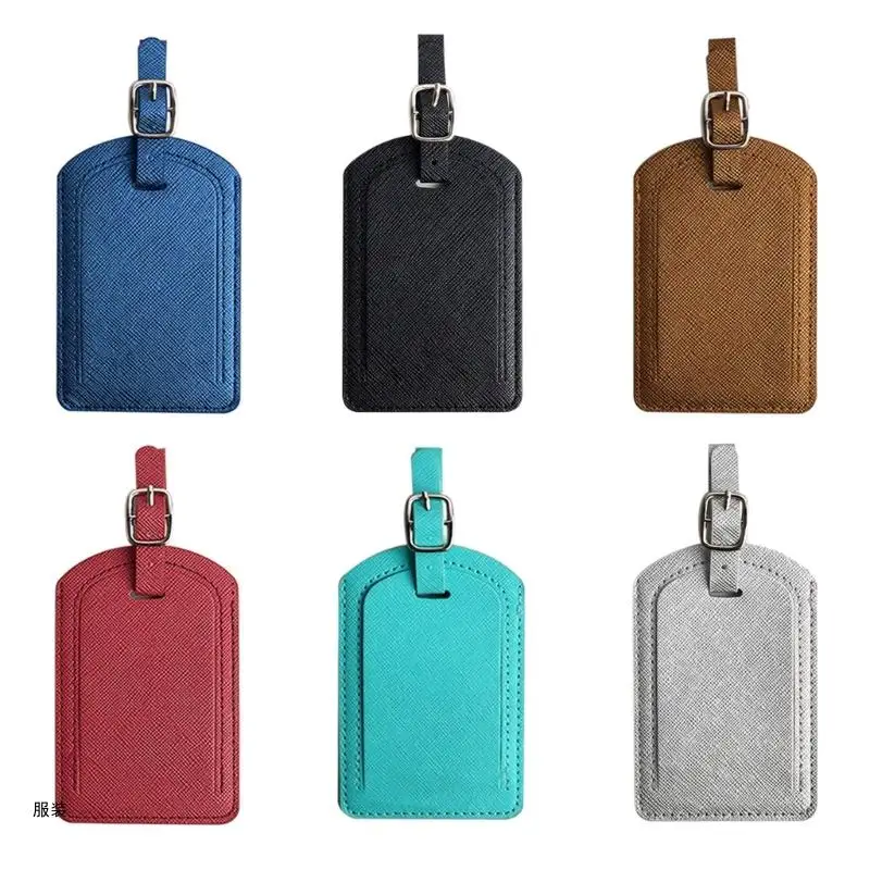 

D0UD PU Leather Luggage Tags Identification Card Bridal Gift Wedding Gifts