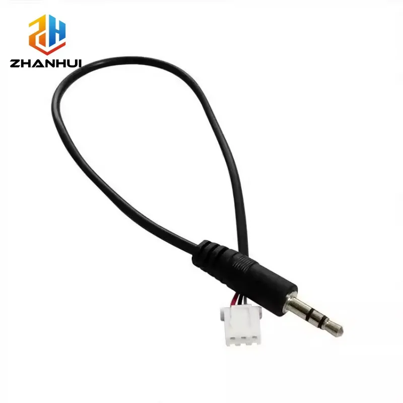 3.5mm AUX to XH2.54 3Pin Male Female Terminal Cable 30cm Stereo Audio Extension Cord for Amplifier