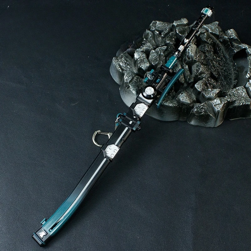 โมเดลงานฝีมือโลหะขนาด 30 ซม. จากเกม Zenless Zone Zero พร้อมปลอกดาบ ของตกแต่งตั้งโต๊ะ ของขวัญวันเกิด ของเล่น