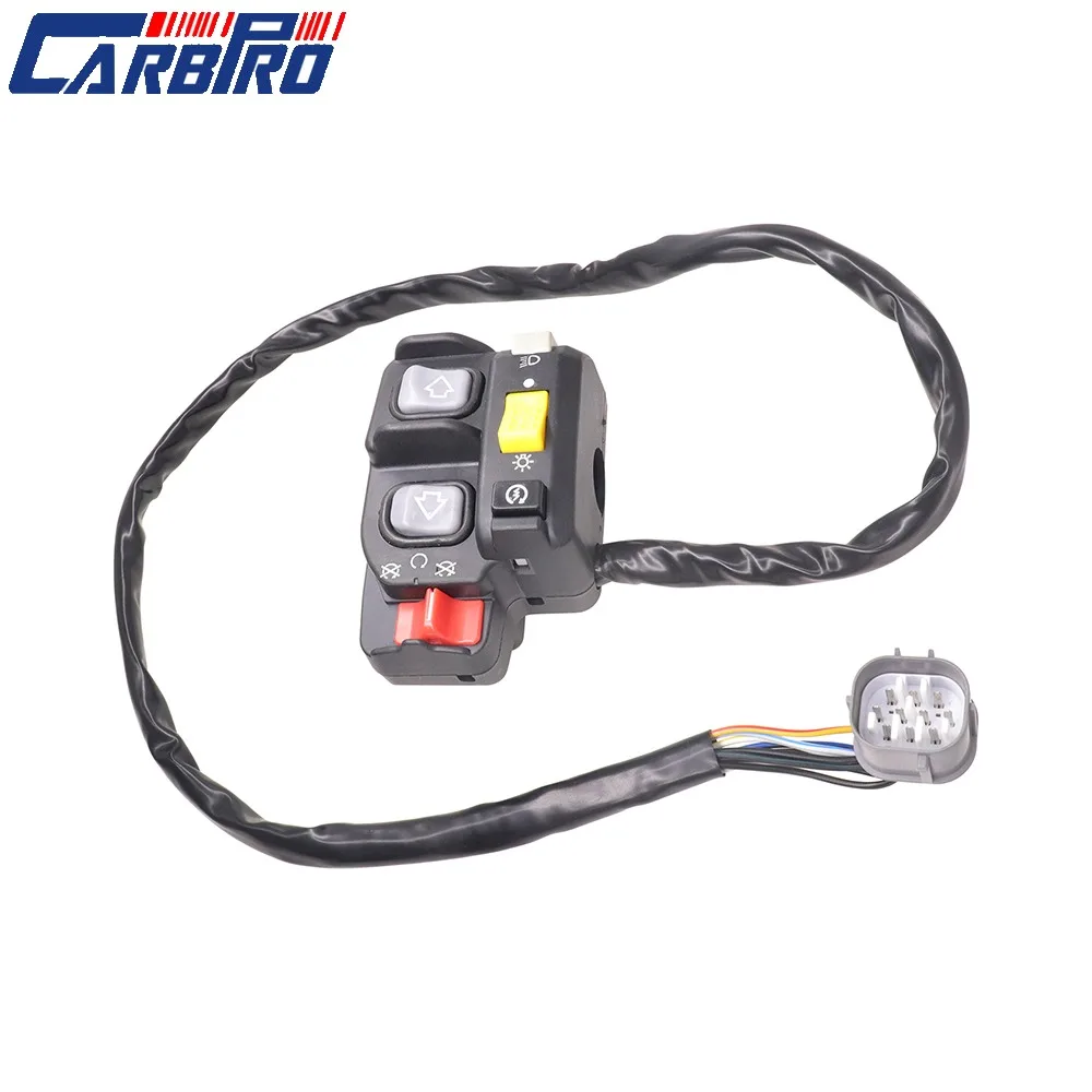 ハンドルバースイッチ電動シフトスタートヘッドライトホンダランチャー-trx350-に適合