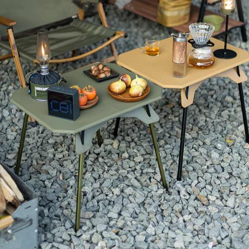 التخييم في الهواء الطلق طاولة بلاستيكية قابلة للطي المحمولة الشواء نزهة الجدول ارتفاع قابل للتعديل للنزهة في الهواء الطلق في الأماكن المغلقة شواء المشي لمسافات طويلة #4