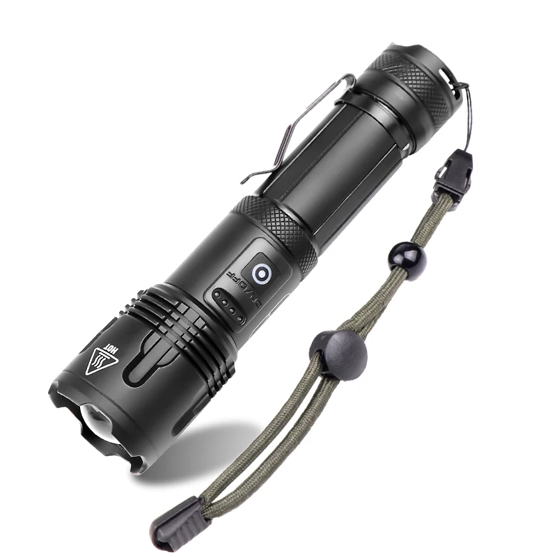 

High Power XHP70/XHP99 Led Tactical Flashlight Powerful 18650 26650 Rechargeable Light 1500/1800LM Torch Outdoor Lights 5 Modes