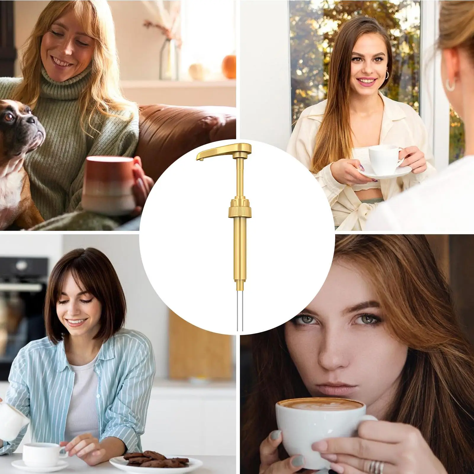 

Насос для сиропа, 10 шт., диспенсер для кофейного сиропа, детали, подходят для 750 мл, для дома, вечеринки, отеля, ресторана, кухни, бара, путешествий