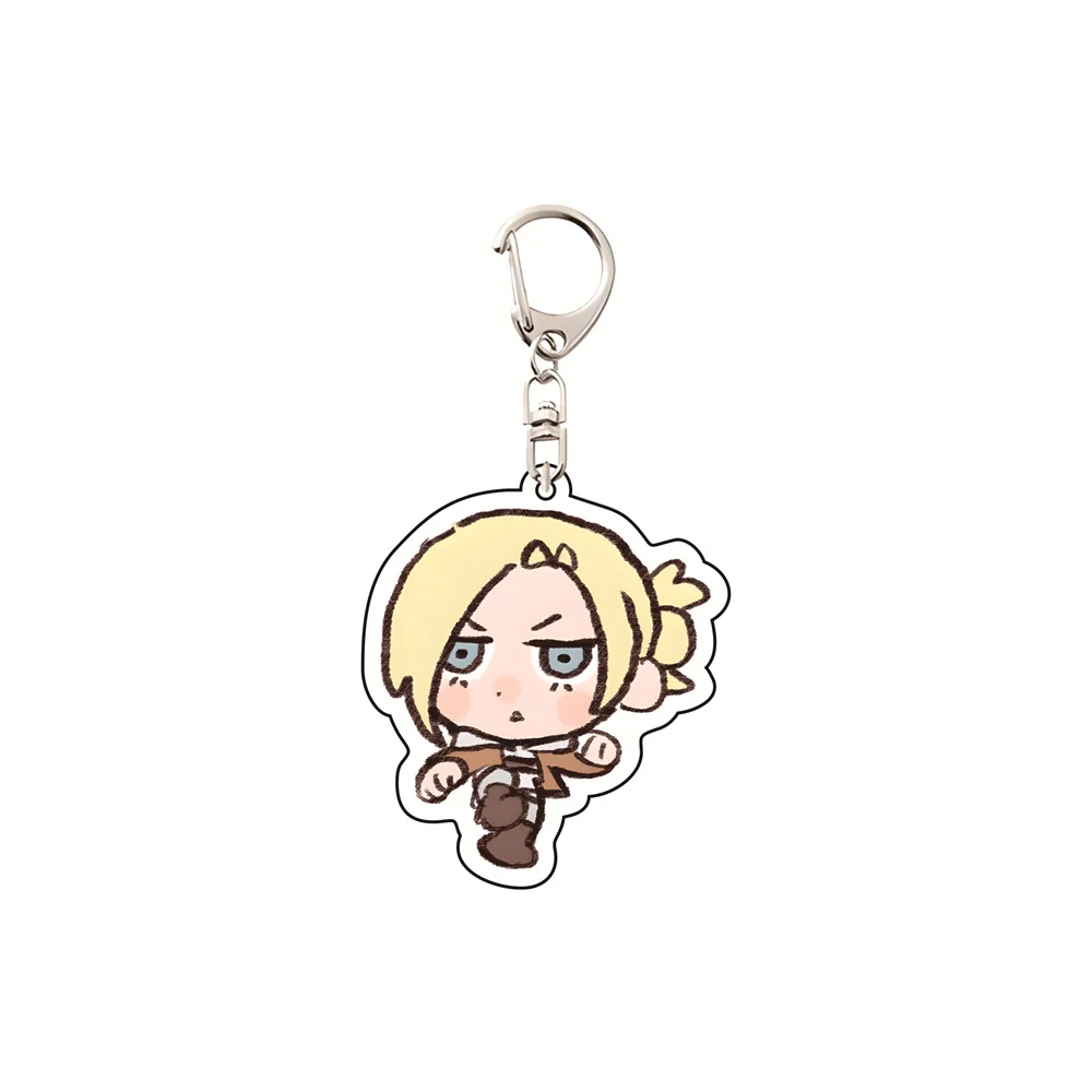 Anime Attack on Titan 6cm Acryl-Schlüsselanhänger Rucksack-Dekorationen Accessoires Deko-Geschenke Exquisite Produkte COS-Fan-Geschenke – Detail 8