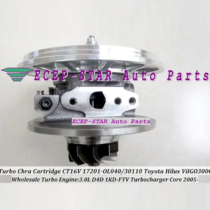 17201-30101 CT16V 17201-OL040 Turbo Cartridge CHRA 17201-30160 17201-30150 For TOYOTA HI-LUX LandCruiser ViIGO 3000 1KD-FTV 3.0L