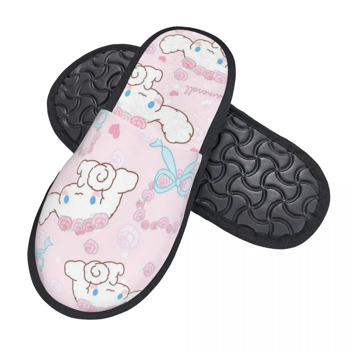 Custom Cinnamoroll New Animes Cartoon House Slippers Women Comfy Memory Foam Slip On Bedroom Slipper Shoes