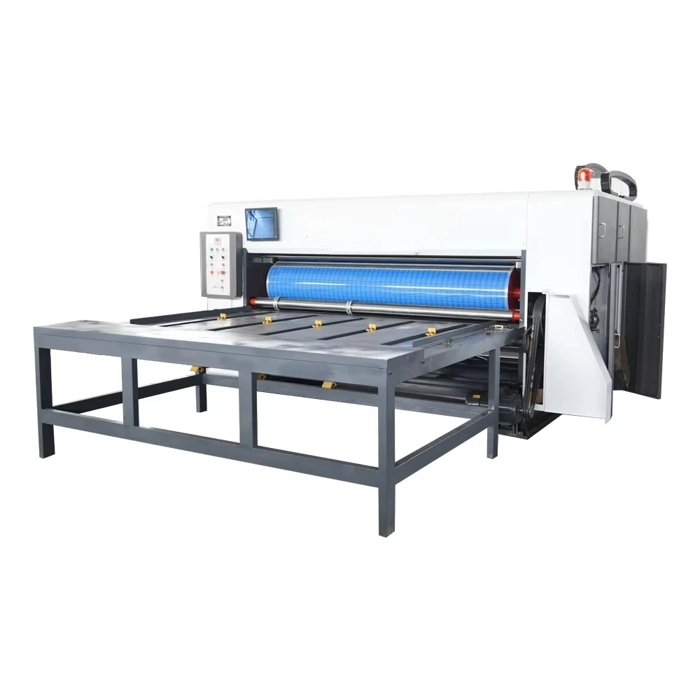 Box Packing Printing Machine Good Quality Printing Slotting Die Cutting Machine Semiautomatic Board Printing Slotting Machine view 2