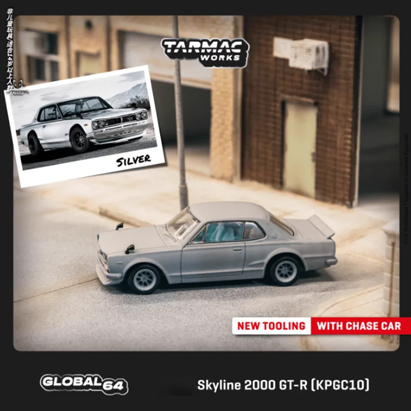 

TW масштаб 1/64 2000, GTR KPGC10, имитация сплава, модель автомобиля, статическая коллекция, украшенные праздничные подарки, игрушки, классический сувенир, подарок