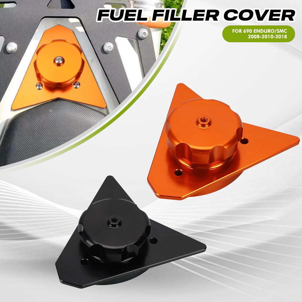 Fuel Tank Gas Filler Cap Fuel Filler Neck For 690 Enduro/SMC 2008-2015-2016-2017-2018 Keyless Quick Release Tank Fuel Caps Cover