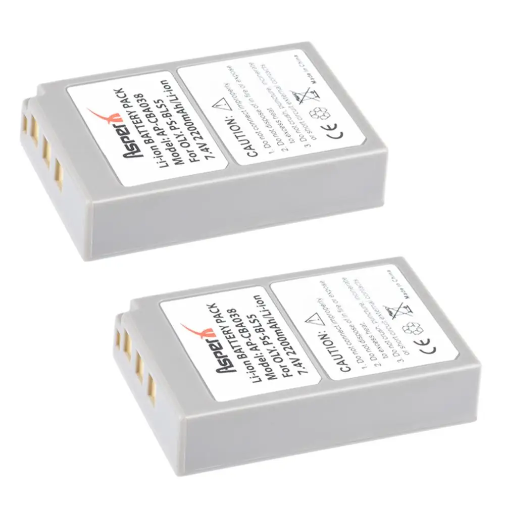 1pc 2200mAh PS-BLS50 PS-BLS5 Li-ion Bateria Battery  for Olympus PEN E-PL2,E-PL5,E-PL6,E-PL7,E-PM2,E-M10,E-M10 I