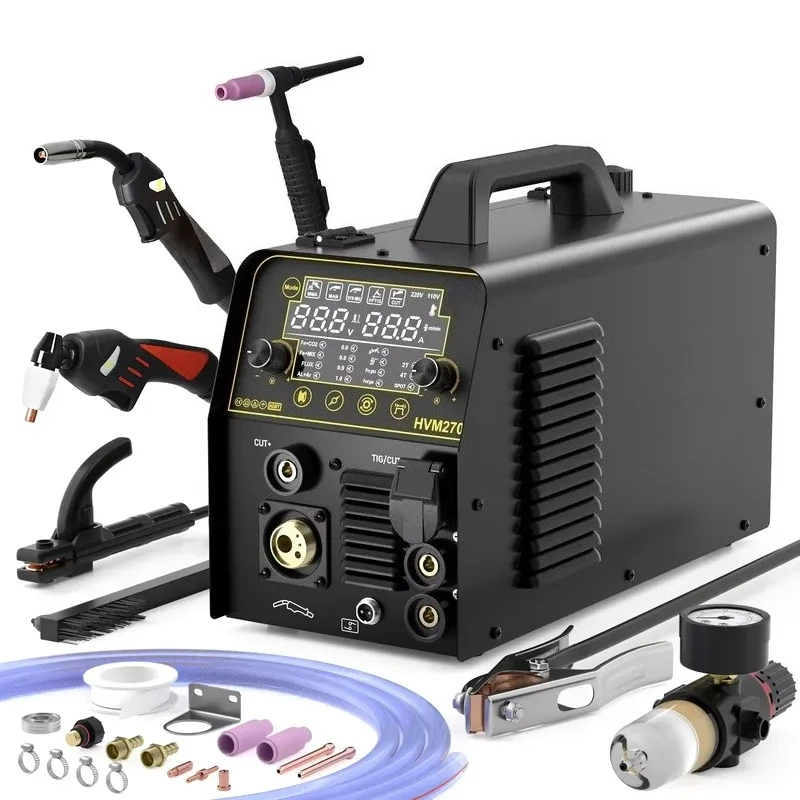 Portable Multi Function Welding Equipment Aluminum Alloy Body Professional DIY User High Power Inverter Technology 270A
