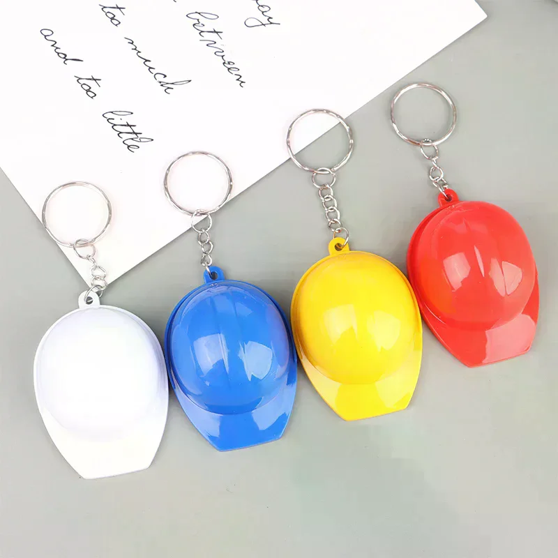 Creative Safety Helmet Bottle Opener Keychain Portable Opener Artifact Small Pendant Practical Decoration Pendant