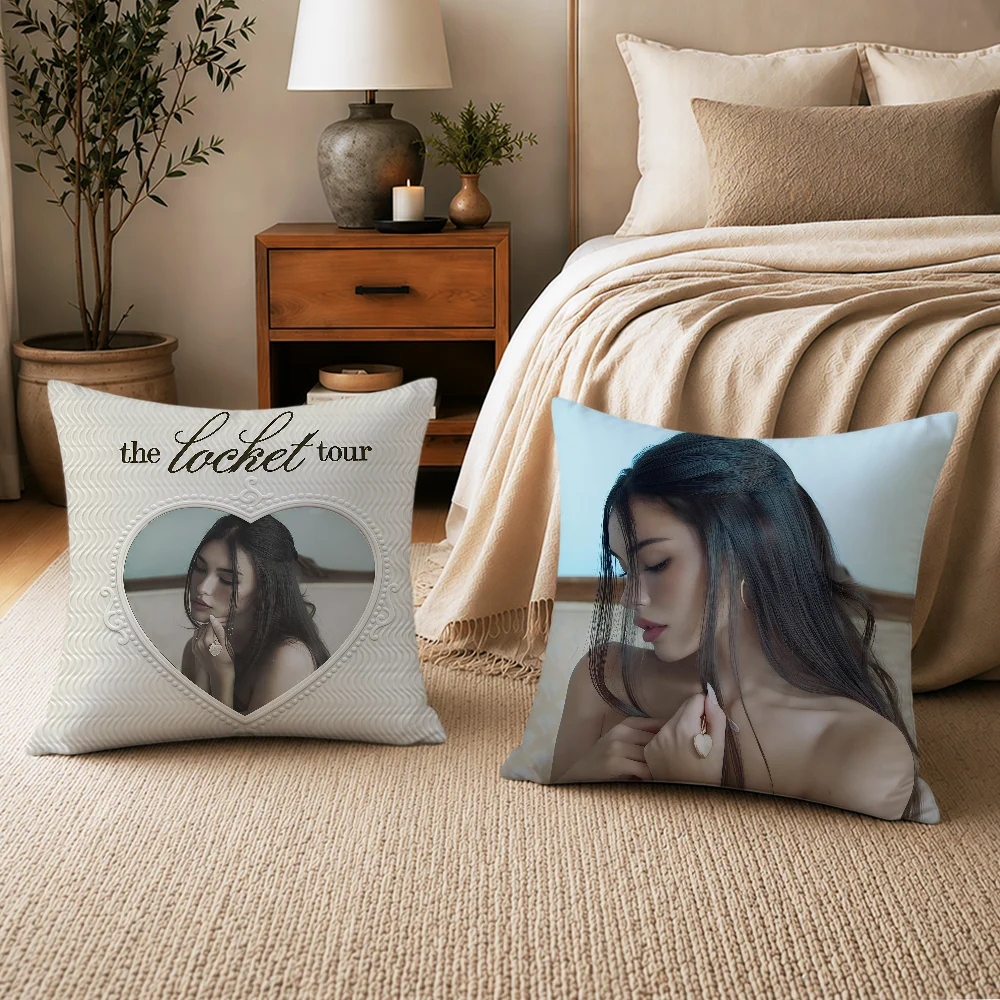 Singer M-Madison Beer Locket Cushion Cover Soft Pillowcase Double Sided Sofa Home Living Room Decor Bed Hogar Pillowcover Gift