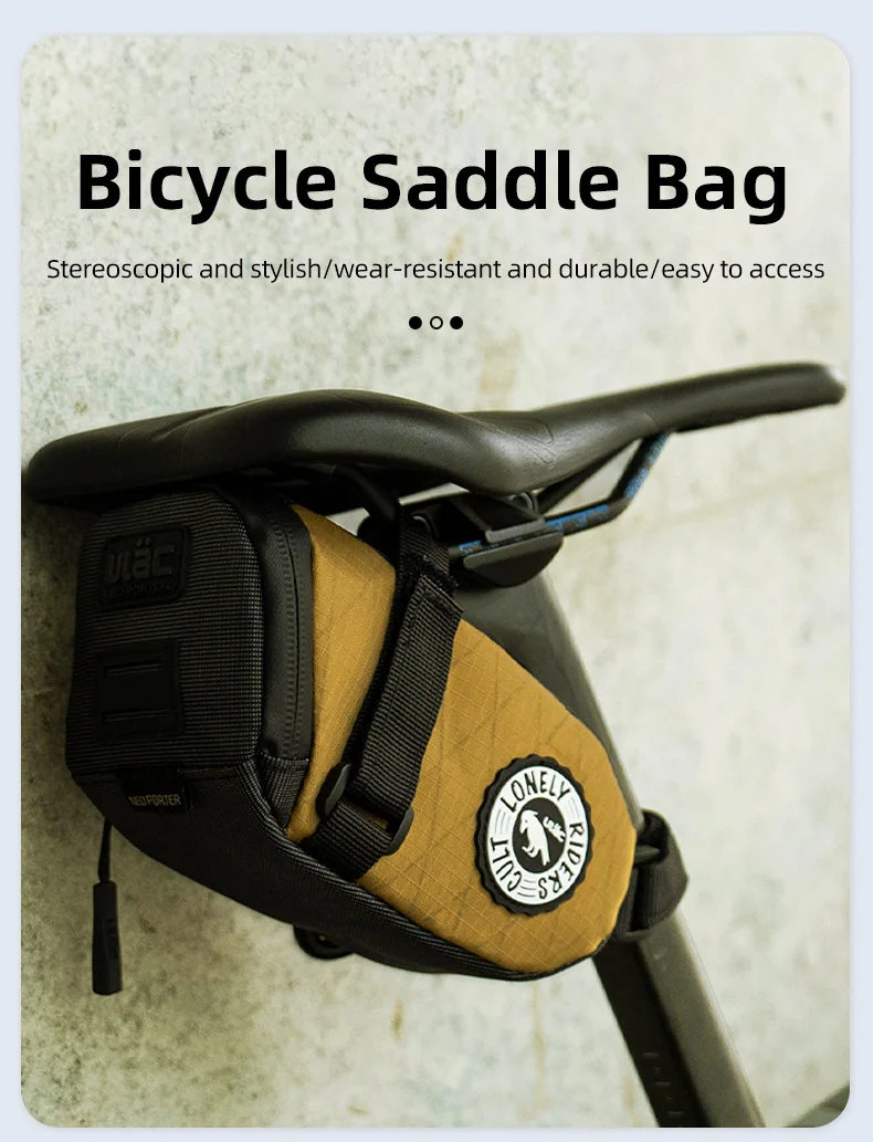 Neo Porter Fahrrad-Satteltasche Wasserdicht Stoßfest MTB Fahrrad-Sattelstützen-Tasche Aufhängbare Rücklichter Fahrrad-Heckwerkzeugtasche – Detail 1